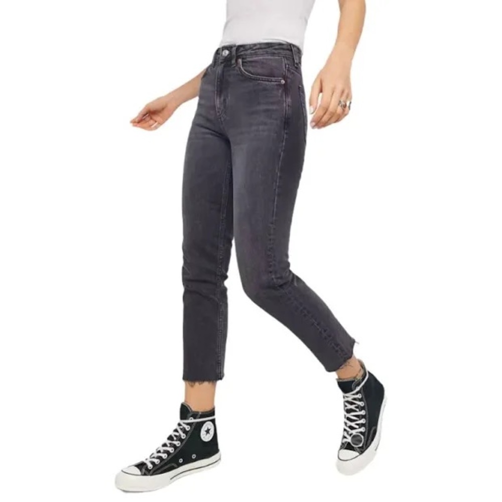 Topshop High Wasted Straight Jeans